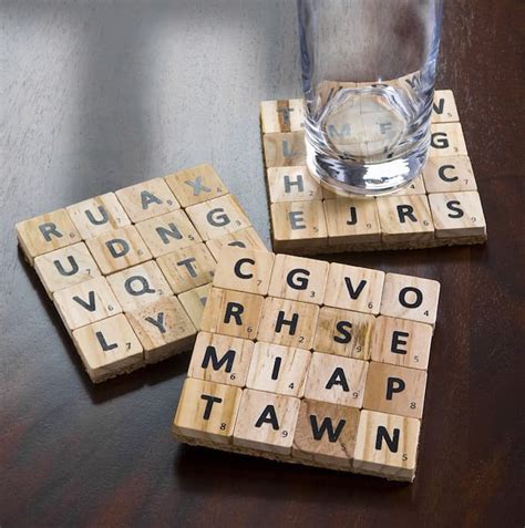 Make Scrabble Tile Coasters In Minutes So Easy Mod Podge Rocks