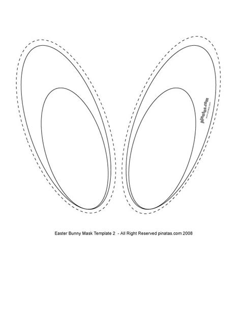 They may not be distributed or published elsewhere. bunny ears template | Easter party crafts, Bunny ears template, Templates printable free