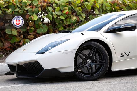 Stunning Matte White Lamborghini Murcielago Sv On Hre Wheels