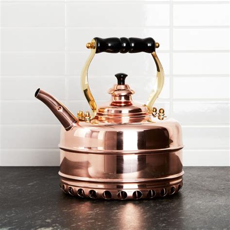 simplex heritage   copper gas tea kettle crate
