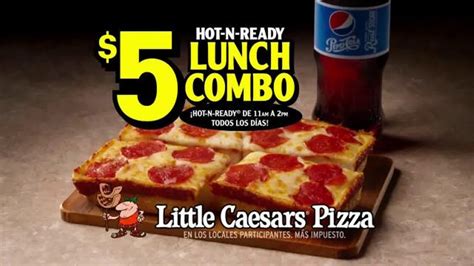 little caesars pizza 5 lunch combo tv commercial archivador ispot tv