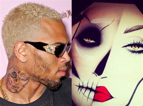 Chris Brown Gets New Fighter Jet Tattoo And Explains Neck Tattoo