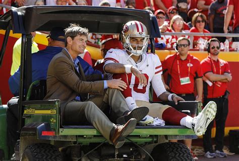 49ers Jimmy Garoppolo Has Torn Acl Season Is Over