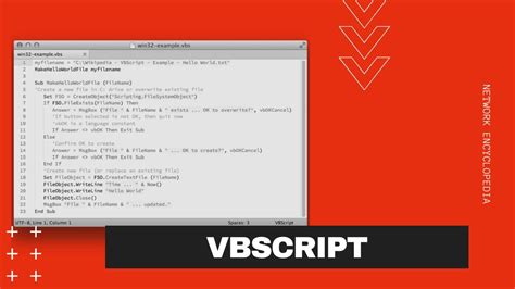 Vbscript Visual Basic Script Network Encyclopedia Youtube