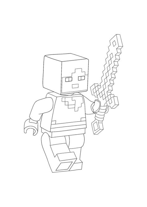 Minecraft Lego Alex Coloring Pages 2 Free Coloring Sheets 2021 Free