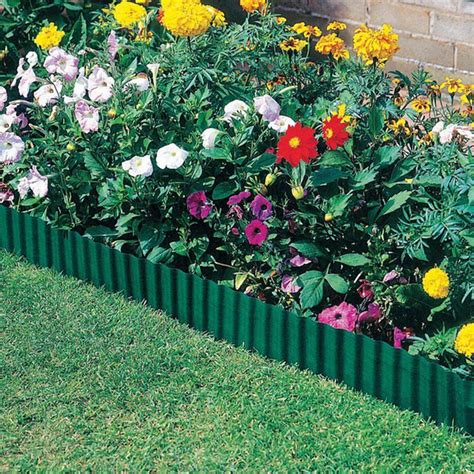 4 6 8 Green Plastic Lawn Edging Decorative Fence Path Border Plant