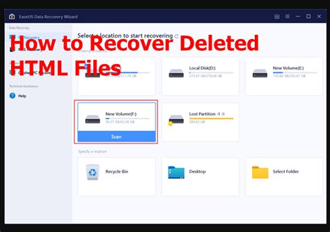 How To Recover Deleted Html Files 3 Proven Ways Easeus