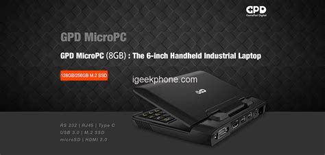 Gpd Micro Pc Review 6 Inches Mini Portable Laptop For