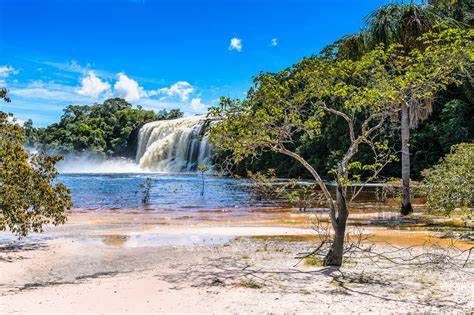Venezuela Rivers Waterfalls Coast Parks Canaima Nature Wallpapers
