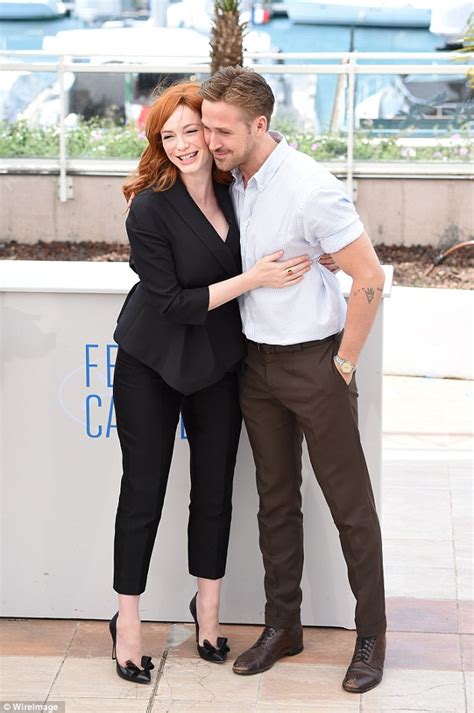 Ryan Gosling Cosies Up To Christina Hendricks At Photo Call For Lost