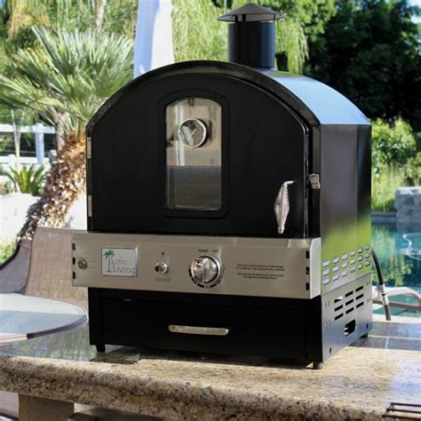 Pacific Living Pl8blk Propane Gas Black Built In Counter Top Outdoor