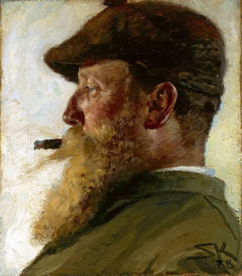 Christian Krohg Selvportrett 1888 Skagen Portrait Artist