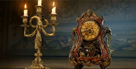‘beauty And The Beast Live Action Lumière And Cogsworth Concept Art