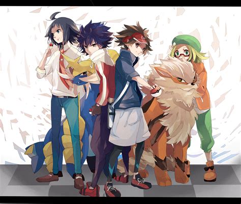 Bianca Nate Cheren Arcanine Hugh And 1 More Pokemon And 2 More