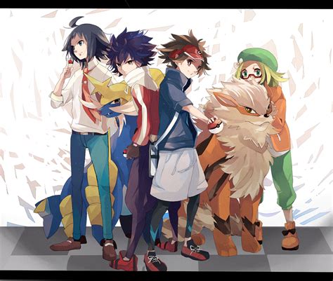 Safebooru Arcanine Bag Bel Pokemon Beret Black Hair Blonde Hair