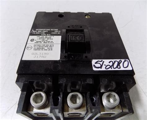 Square D 150a 3 Pole Circuit Breaker Q2l3150 Ebay