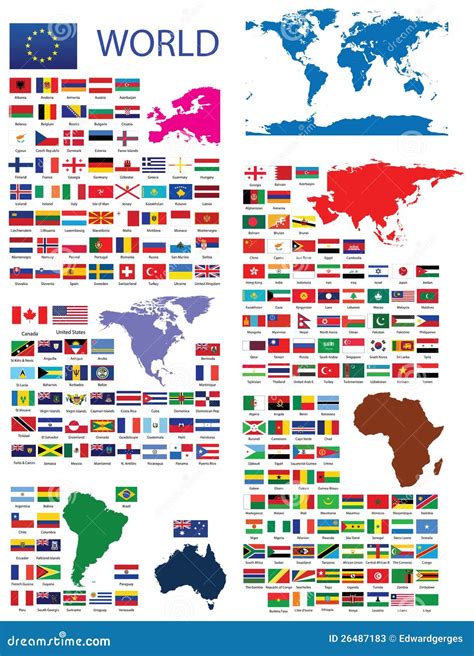 Bandeiras Oficiais Do Mundo Fotos De Stock Imagem 26487183