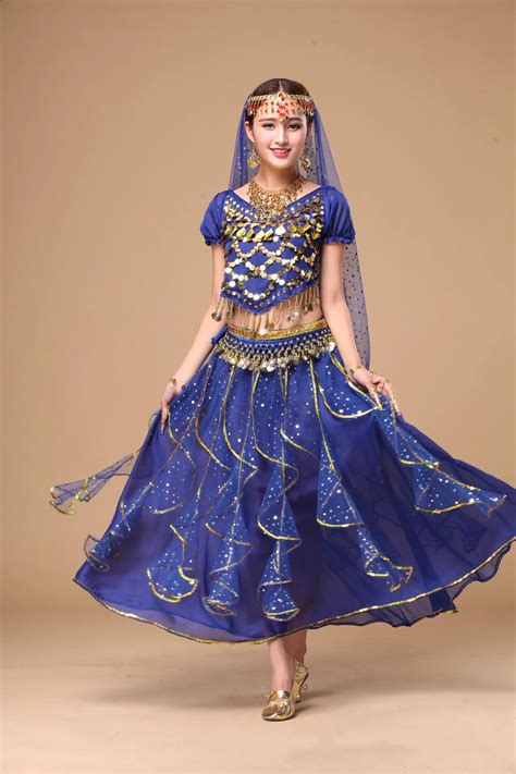 Women Full Set Belly Dance Costume Lady Bellydance Wear For Competition