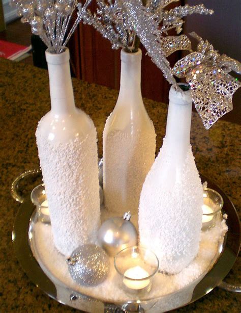 It can be very interesting to collect empty wine bottles and make a table centerpiece by yourself. DIY Wine Bottle Centerpieces