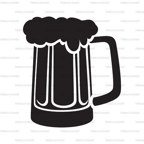 Beer Mug Cut Files For Cricut Clip Art Silhouettes Eps Etsy