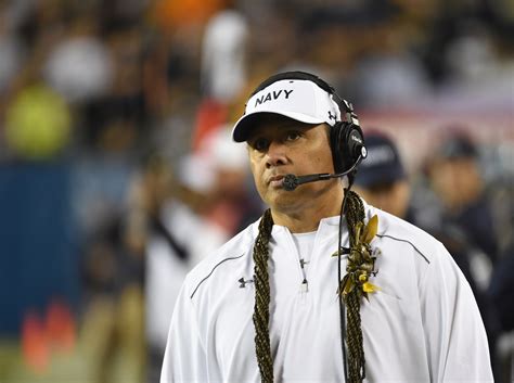 Navy Football Coach Ken Niumatalolo Meets With Byu Officials About