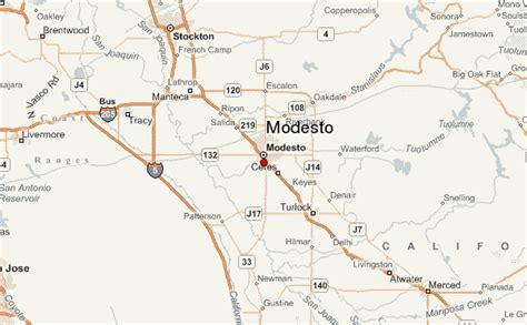 31 Map Of Modesto Ca Maps Database Source