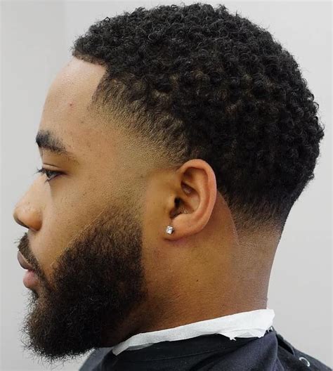 40 Stirring Curly Hairstyles For Black Men Taper Fade Short Hair