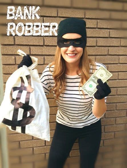 Robber Diy Halloween Costumes For Women Creative Halloween Costumes