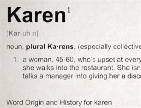 what exactly is a karen if your name is karen apologies
