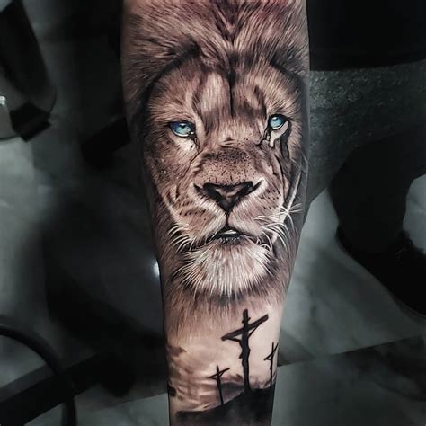 30 Realistic Lion Tattoo Drawing Symoneanaya