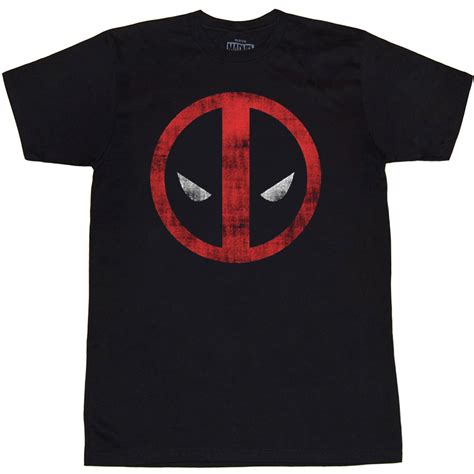 Deadpool Logo Distressed T Shirt
