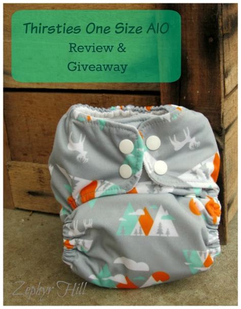 Thirsties Aio Diaper Review And Limited Edition Giveaway