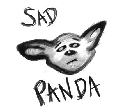 Sad Panda By Roellisaekki On Deviantart