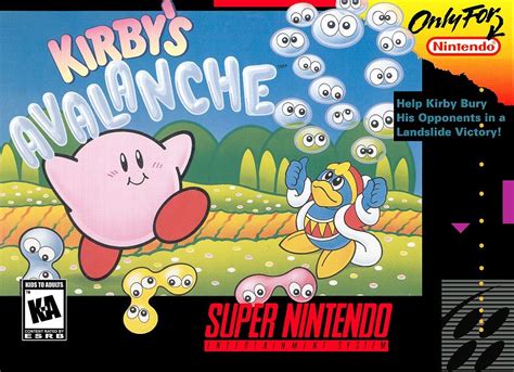 The Kirby Blitz Continues With Kirbys Avalanche For Snes Super Nintendo Games Kirby Nintendo