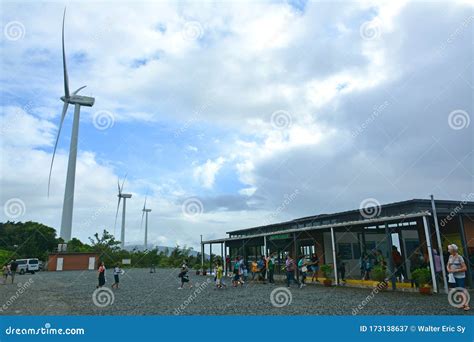 Pililla Wind Farm Windmill And Visitor Center Facade In Pililla Rizal