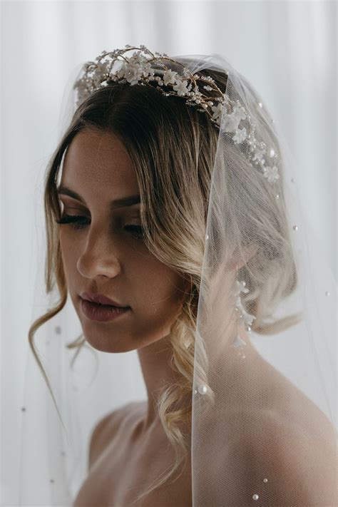 The Marina Bridal Crown Makes A Feminine And Majestic Style Statement