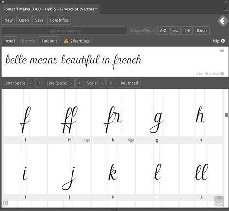 Fontself Learn How To Make Font In Minutes