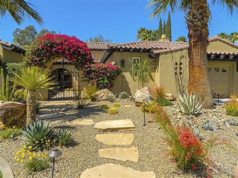Palm Springs Curb Appeal Southwest Boulder And Stone Arizona Backyard