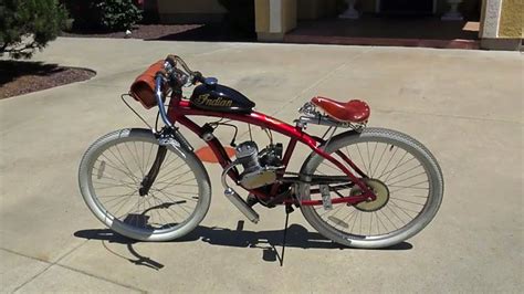 Custom Motorized Beach Cruiser Bicycle Vintage Board Track Racer Style