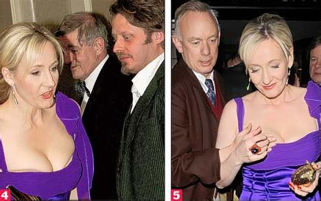 Harry Potter Story Who Gave JK Rowling A Helping Hand On The Night She Had A Cleavage Malfunction
