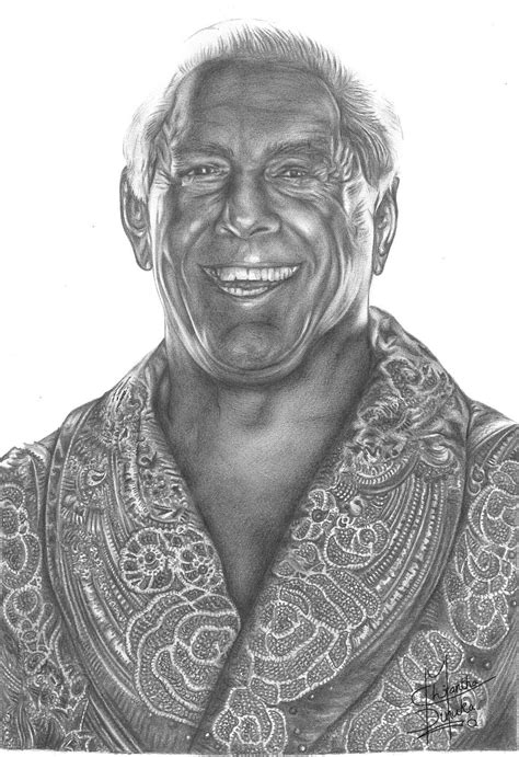 Ric Flair Pencil Drawing By Chirantha Wwe Coloring Pages Best Wwe