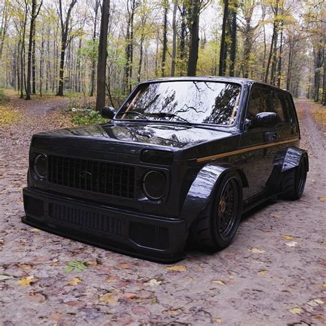 Widebody Lada Niva Rendering Looks Like A Tiny G 63 Race Car