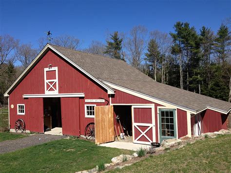 Classic Red Barn New England Clean Energy