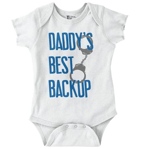 Daddys Best Backup Romper Bodysuit