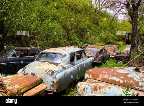 Old vintage car and auto in Georgia Stock Photo - Alamy