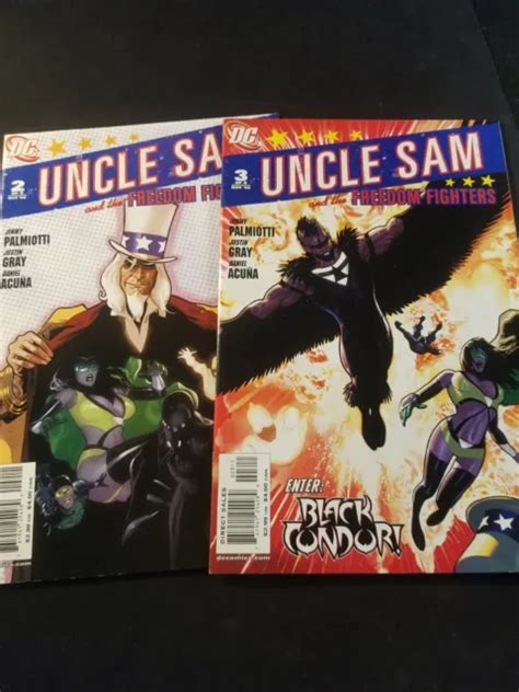 Uncle Sam And The Freedom Fighters Dc Comics Of A Eight Issue Series Picclick