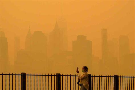 Orange Smog Could Blanket New York Again Thursday As Canadian Wildfires