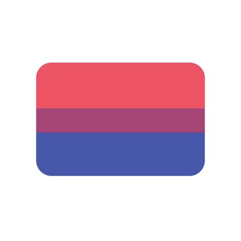 双性恋 标志 图标 在 Fff Genders And Sexualities Flags