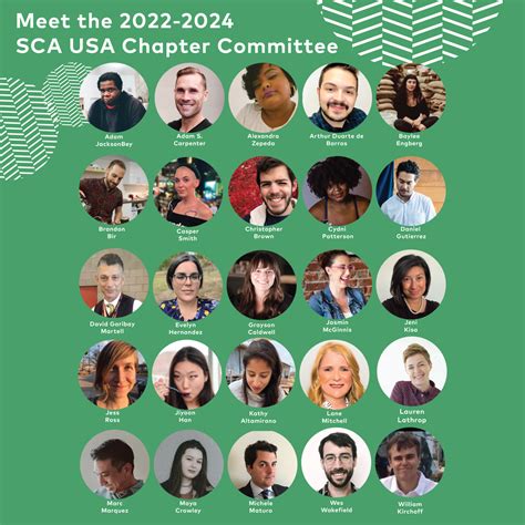 Meet The Members Of The 2022 2024 Sca Usa Chapter Committee — Sca Usa
