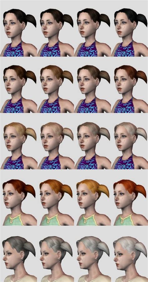 Simthing For Everyone Melodie9 Base Game Female Hairs From Page Punk